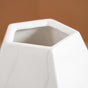 Ceramic Marble Facets Vase- 3D Pentagon Vase, Ceramic Decorative Vase, Geometric Vase Decor, Modern Ceramic Vase, Unique Pentagon Vase