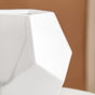 Ceramic Marble Facets Vase- 3D Pentagon Vase, Ceramic Decorative Vase, Geometric Vase Decor, Modern Ceramic Vase, Unique Pentagon Vase