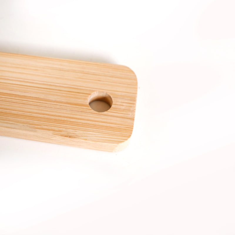 Perfectly Pastel Bamboo And Ceramic Platter 32x12cm