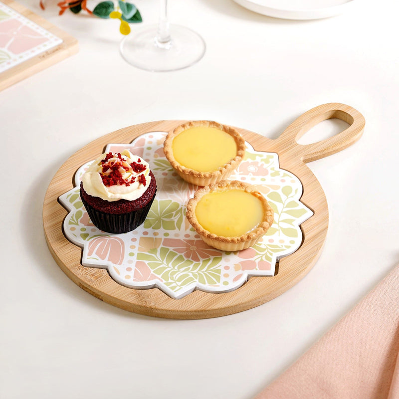 Perfectly Pastel Round Ceramic Platter 22cm