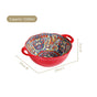Persian Bloom Ceramic Serving Bowl Red 1500ml