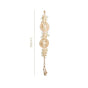 Petal Cascade Jute Wall Hanging Beige Set Of 2