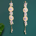 Petal Cascade Jute Wall Hanging Lavender Set Of 2