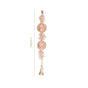 Petal Cascade Jute Wall Hanging Light Pink Set Of 2