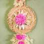 Petal Cascade Jute Wall Hanging Pink Set Of 2