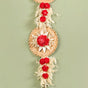 Petal Cascade Jute Wall Hanging Red Set Of 2