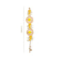 Petal Cascade Jute Wall Hanging Yellow Set Of 2