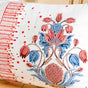 Petal Crest Pure Cotton Cushion Cover 50x36cm