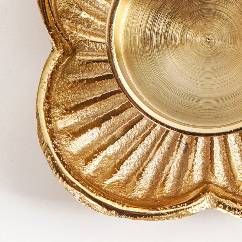 Petal Light Aluminium Tealight Candle Holder Set Of 2