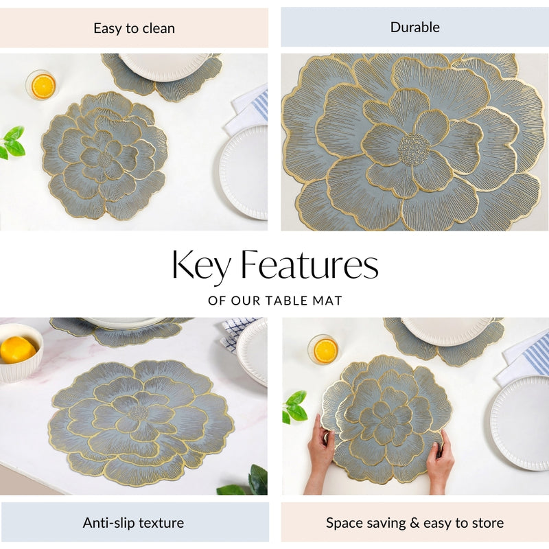 Petal Perfection Placemats Set Of 6