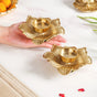 Petal Radiance Aluminium Tealight Candle Holder Set Of 2