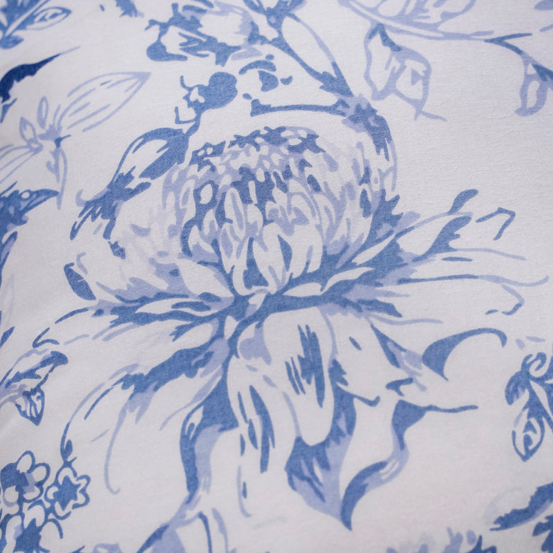 Petal Story Pure Cotton King Size Bedsheet And Pillowcase Set Of 3