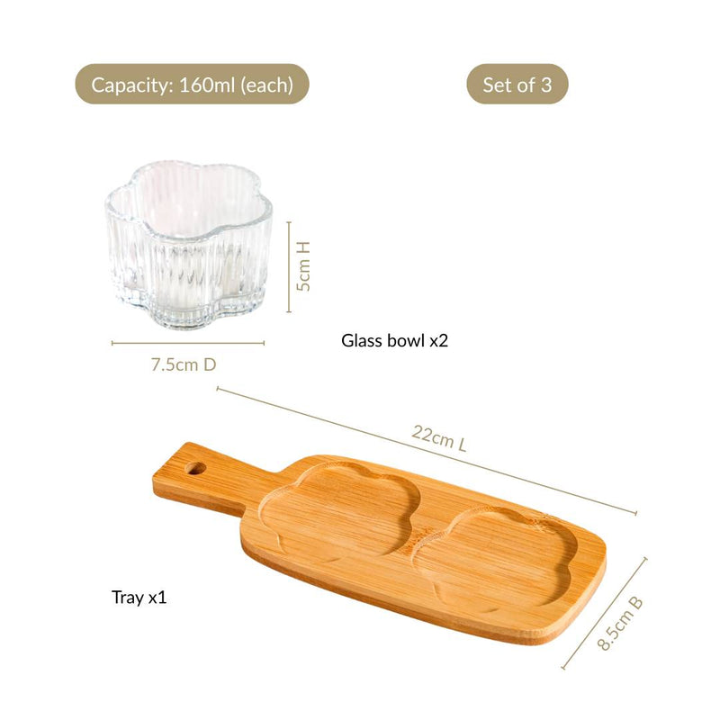 Petalia Platter Set Of 3