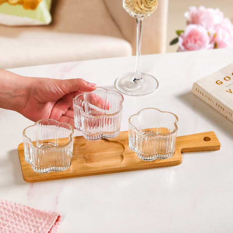 Petalia Platter Set Of 4