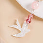 Rosy Dove Phone Charm