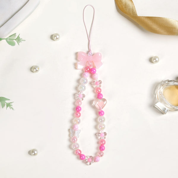 Blush And Bloom Phone Charm Strap