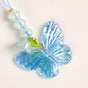 Butterfly Floral Phone Charm Blue