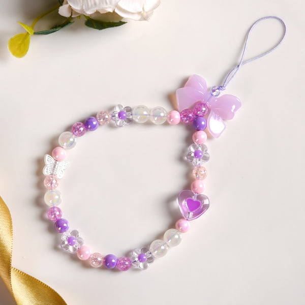 Lavender Blush Phone Charm Strap