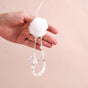 White Pom Pom Phone Charm Lanyard