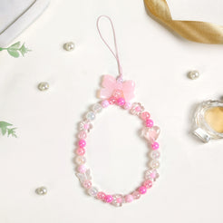 Blush And Bloom Phone Charm Strap