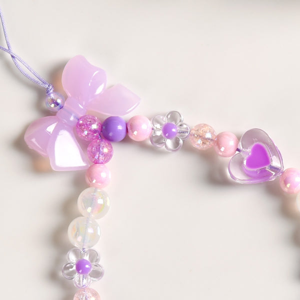 Lavender Blush Phone Charm Strap