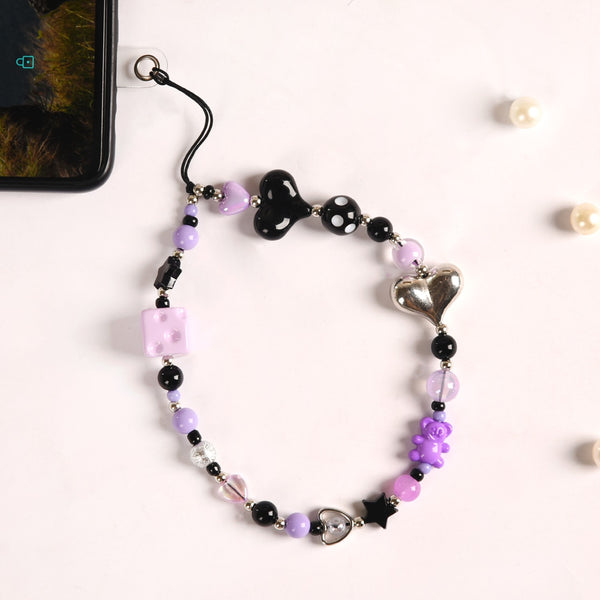 Midnight Pop Phone Charm Strap