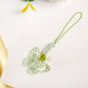 Iridescent Butterfly Mobile Phone Charm Green