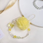 Little Miss Sunshine Phone Strap With Pom Pom