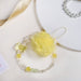 Little Miss Sunshine Phone Strap With Pom Pom