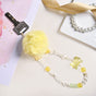 Little Miss Sunshine Phone Strap With Pom Pom