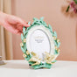 Laurel Branches Round Photo Frame