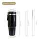 PickSip 40 Insulated Tumbler With Top Handle Black Noir 1200ml