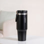 PickSip 40 Insulated Tumbler With Top Handle Black Noir 1200ml