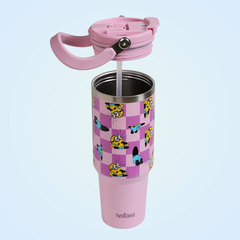 Minions Hide And Seek PickSip 40 Bottle 1200ml Pink 1