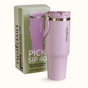 PickSip 40 Insulated Tumbler With Top Handle Lilac Haze 1200ml