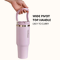 PickSip 40 Insulated Tumbler With Top Handle Lilac Haze 1200ml