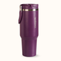 PickSip 40 Insulated Tumbler With Top Handle Plum Party Mauve 1200ml