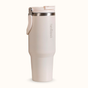 PickSip 40 Insulated Tumbler With Top Handle Vanilla Oatmilk 1200ml