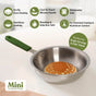 Pico Mini Triply Steel Fry Pan With Silicone Handle 900ml
