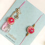 Pink Blush Rakhi Lumba Set