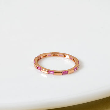 Pink Blush Rose Gold Statement Ring