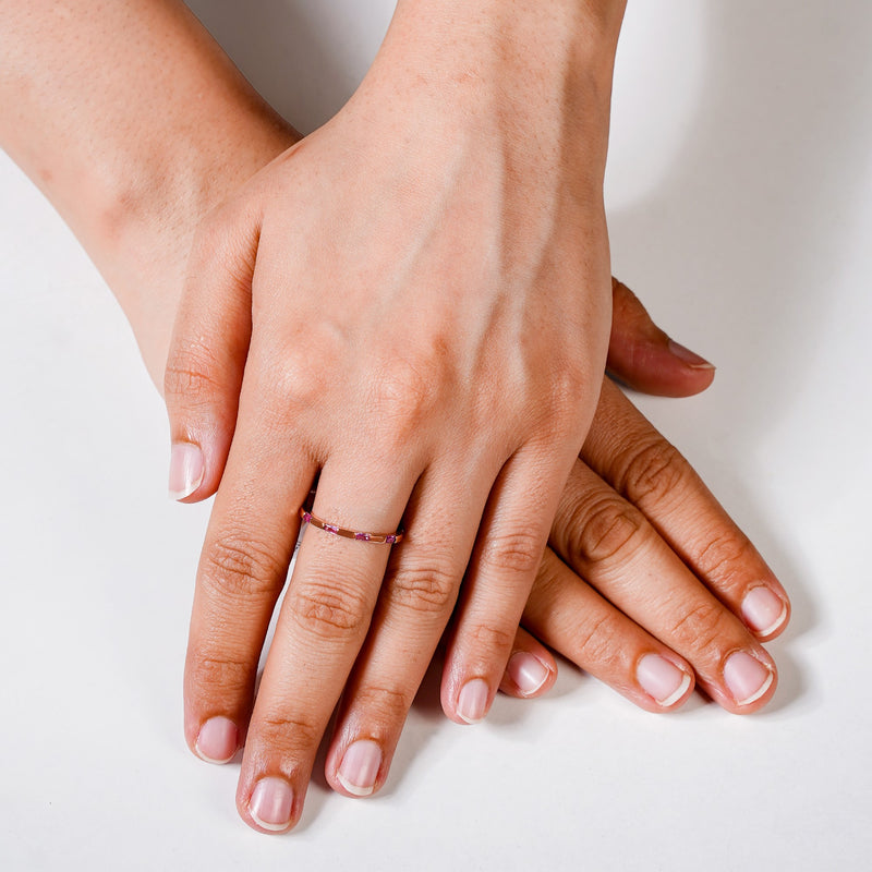 Pink Blush Rose Gold Statement Ring