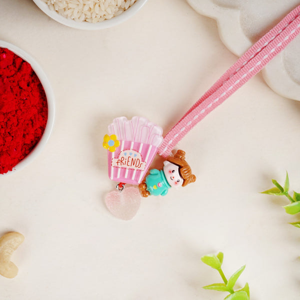 Pink Doll Rakhi For Kids