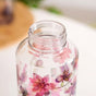 Pink Lotus Borosilicate Glass Leakproof Water Bottle 1000ml