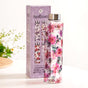 Pink Lotus Borosilicate Glass Leakproof Water Bottle 1000ml