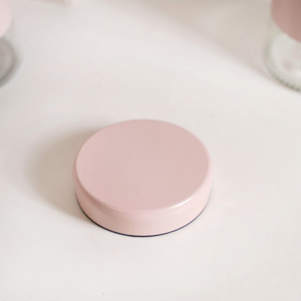 Winnie Pink Metal And Glass Container Set Of 4 1000ml