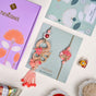 Pink Petal Rakhi Lumba Gift Set
