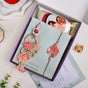 Pink Petal Rakhi Lumba Gift Set