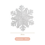 Silver Snowflake Tablemat Set Of 6