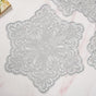 Snowflake Table Mat Silver Set Of 6